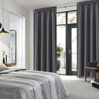 DWCN Blackout Curtains for Living Room 95 Inch Length 2 Panels Set, Solid - Image 2
