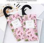ROSE COTTAGE Large 12 Packs Rose Hanging Closet Deodorizer Air Freshener Long - Image 6