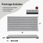 2PCS Instant Dry Diatomite Stone Counter Makeup Tray Organizer, Fast Drying - Image 6