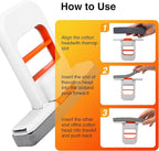 Mini Foldable Desktop Mop, Sponge Mop, Wet and Dry Use Cleaning System - Image 3