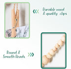 8 Feet Wooden Beads Garland - Image 4