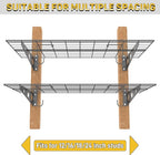 Ultrawall Garage Wall Shelves, 2 x 4 ft Wall Mounted Storage Shelves, Heavy - Image 4