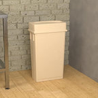 23 Gallon Beige Slim Jim Trash Can - Image 4