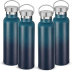 Neihepal 20 oz Insulated Water Bottles Bulk 4 Pack, Stainless Steel Double Wall by Neihepal