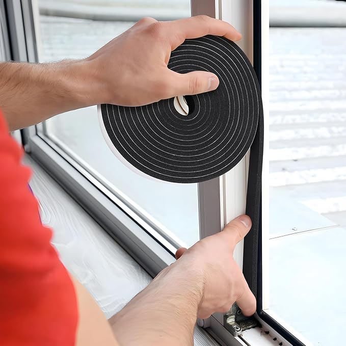 Weather Stripping Door Seal Strip- 2 Inch X 1/16 Inch X 32Feet, Strong Adhesive - Image 6
