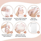 Cobahom 6 Pcs Mesh Soap Bag Mesh Foaming Net Soap Sack Bags Soap Handmade Soap - Image 4