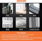 Upgraded 32.8FT Silicone Weather Stripping Door Seal, No Residue Glass Shower - Image 6