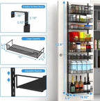 Over the Door Pantry Organizer, 8-Tier Over the Door Organizer - Image 3