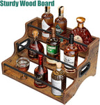 AT-VALY 3-Tier Spice Rack, Iron&MDF Kitchen Storage Shelf, Space-Saving - Image 8