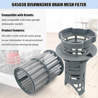 UPGRADED 645038 Dishwasher Drain Mesh Filter - Image 2