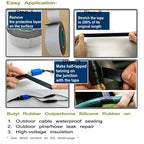 4 Rolls Butyl Rubber Self-Fusing Tape | IP67 Waterproof & 35KV Insulated | - Image 6