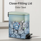 TIPGO Slim Bathroom Trash Can - Image 6