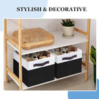 Criusia Large Storage Bins for Shelves 4 Pack, Closet Storage Baskets for - Image 7