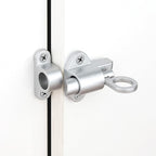 5 Packs Self-Closing Latches，Silver Gray Spring Door Lock，Resilient Bolt Latch - Image 4