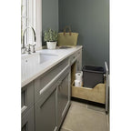 Rev-A-Shelf Pullout Trash Can for Kitchen Cabinet, Single 35 Qt Bin - Image 6