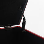 Adeco Faux Leather Storage Ottoman - Image 7
