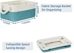 Temary Small Fabric Basket Shelf Storage Bins - Image 7