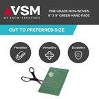 VSM 10-Pack: 6" x 9", Non-Woven Hand Pad, Aluminum Oxide Grains, Rust and - Image 6