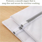 3Pcs Mesh Laundry Bags with Sturdy Zipper, Durable Laundry Room Essentials - Image 4