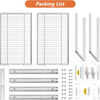 ROOMTEC Individual Pull Out Cabinet Organizer, 2 Tier Spice Rack Organizer - Image 8