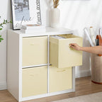 StorageWorks Beige Storage Cubes, 13x13 Storage Cube Bins - Image 7