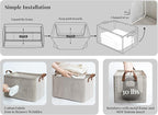 StorageWorks 45L Extra Large Storage Baskets, Storage Bins - Image 6