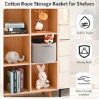 Woven Cotton Rope Storage Basket - Image 5
