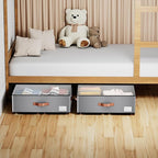 Under bed Storage With Wheels, Large Capacity 10 inches Height Storage Bins - Image 6