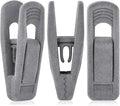 Grey Velvet Clips for Velvet Hangers by TOFIIGREM