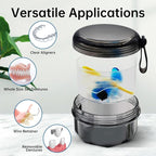 Leak Proof Denture Cups for Soaking Dentures, Partial Denture Bath Case Travel - Image 6