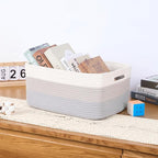 Large Storage Baskets for Organizing, Closet Shelf Baskets for Clothes Blanket - Image 5