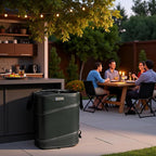 YUDI & GARDEN 19 Gallon Square Collapsible Yard Waste Bin｜Collapsible Trash - Image 9