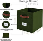 DECOMOMO Storage Cubes, Fabric Organizer Bins - Image 3