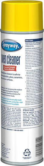 Sprayway Oven Cleaner Aerosol Spray, Cuts Through Grease & Baked-On Food | No - Image 3