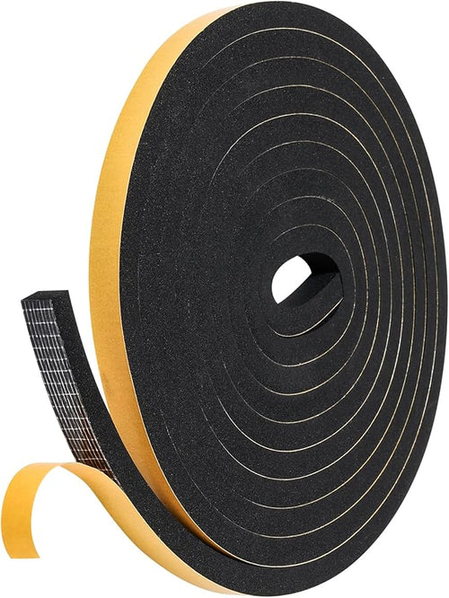 13Feet Weather Stripping Door Seal Strip, Strong Adhesive, Lightproof, by Amzjjle