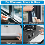 Transparent Weatherproof Seal Tape 2" x 30 Yards, High Strength Waterproof - Image 4