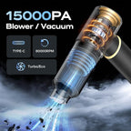 Car Vacuum Portable Cordless, Handheld Vacuum Cordless 15Kpa, Hand Vacuum - Image 2