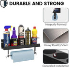 UNITEDPOWER 5 Aerosol Spray Can/Paper Towel Holder, Paint Bottle Storage Rack - Image 4