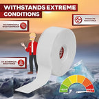 XFasten Self Fusing Silicone Tape Waterproof White– 1" x 36 Feet, Self - Image 5