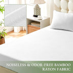 100% Waterproof California King Mattress Protector, Breathable Bamboo Rayon - Image 7