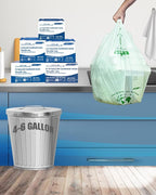 4-6 Gallon Compostable Trash Bags, Kitchen Compost Bags - Image 6