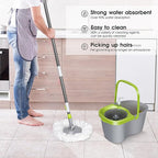 MASTERTOP Mop and Bucket with Wringer Set, Small Spin Mop Cleaning System with - Image 7