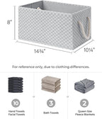 StorageWorks Storage Baskets for Shelves, Foldable Fabric Closet Storage Bins - Image 2