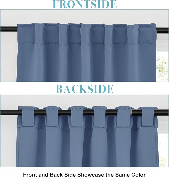 RYB HOME Coastal Blackout Curtains - Image 6