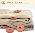 Homode Cedar Chips and Bags, Fresh Cedar Wood Rings and Sachets - Image 2