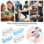 Handle Grip Nail Brush, Hand Fingernail Brush Cleaner Scrubbing Kit Pedicure - Image 4