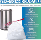 Reli. 6-10 Gallon Trash Bags Drawstring | 500 Count Bulk | 22"x23" | 6 - Image 2