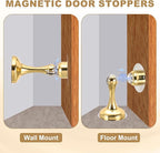 MECCANIXITY Magnetic Door Stoppers Stainless Steel Door Stops, Wall Floor - Image 3