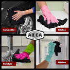 AIDEA Microfiber Cleaning Cloth Black 20PK, Microfiber Towels - Image 5