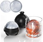 Novelty Christmas Tree Snowflake Ice Ball Maker Mold Set of 2, Christmas - Image 2